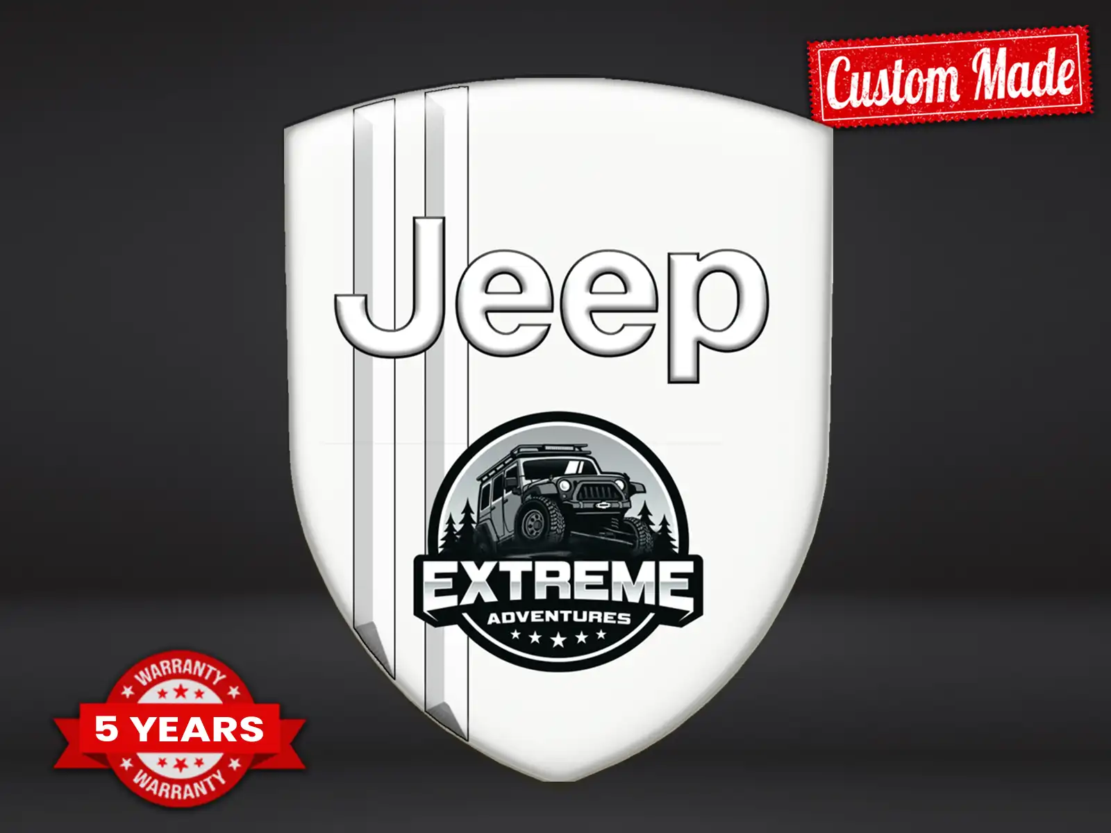 Jeep Silikonaufkleber Professionell Anpassbar Design